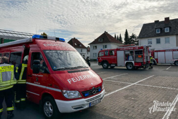 Rinteln: Großeinsatz von Feuerwehr und Polizei in der Breiten Straße