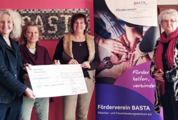 Gleichstellungsbeauftragte der Stadt Rinteln spendet 1500 Euro für „BASTA“