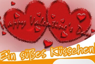 Aktion „Ein süßes Küsschen für dich“ kurz vor dem Valentinstag