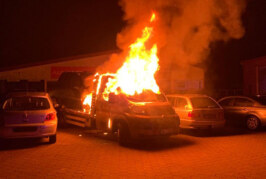 Zwei Fahrzeuge in der Rintelner Nordstadt in Brand geraten