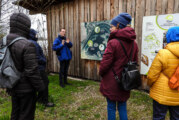 Frühjahrsexkursion in die Auenlandschaft: Besucher trotzen der Kälte