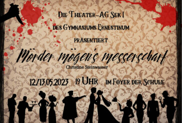 „Mörder mögen’s messerscharf“: Theater im Gymnasium Ernestinum Rinteln