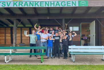TSV Krankenhagen/JSG Süd-Weser: Jugend, Trainer und Eltern im Einsatz für ihren Platz