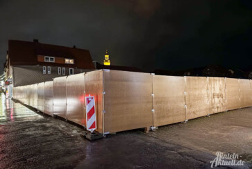 Holzzaun soll IMMAC-Baulücke in der Rintelner Klosterstraße verdecken