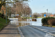 Rinteln: Hartler Straße, Dankerser Straße und Teile des Weseranger-Parkplatzes wegen Hochwasser gesperrt